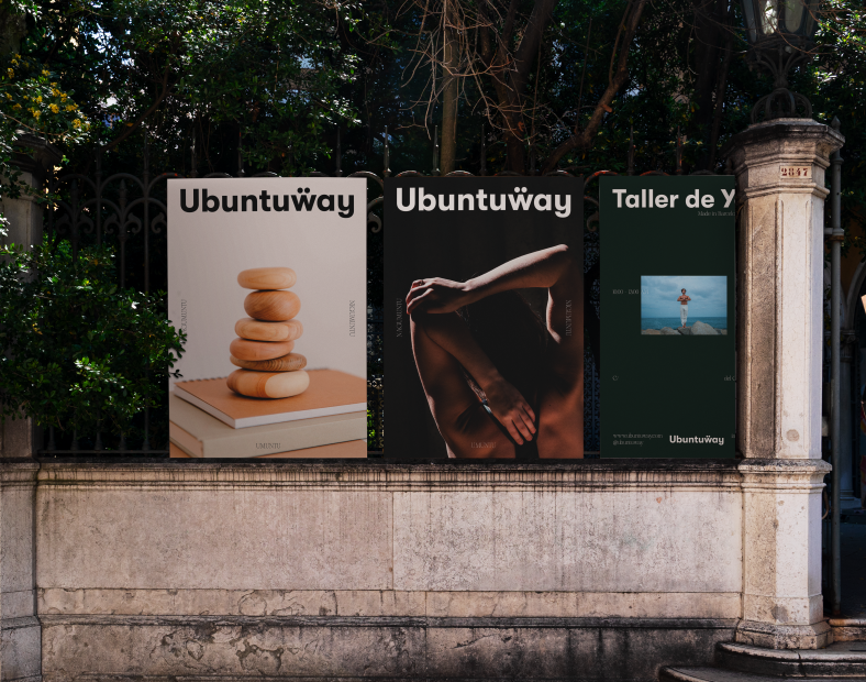 3 posters ubuntuway mockup